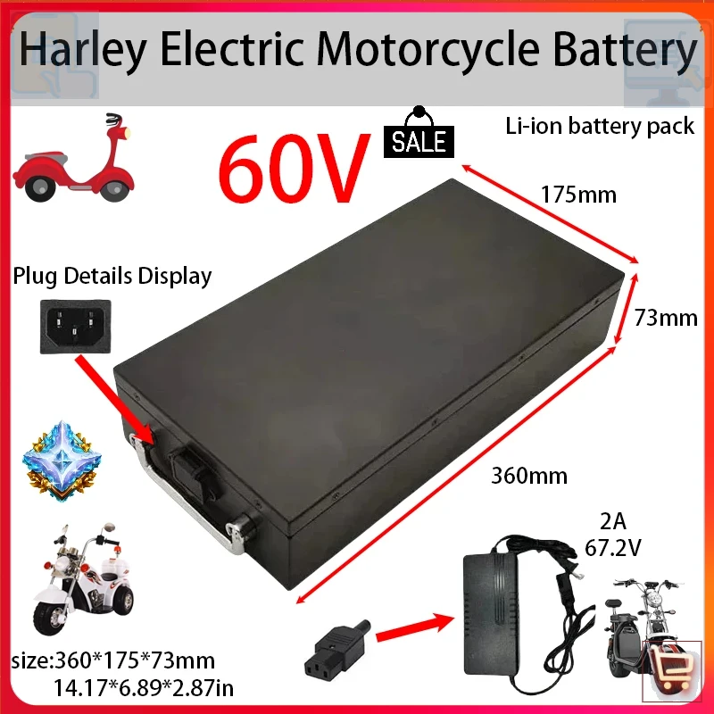 60V 20Ah-60Ah High Capacity Li - 60V 50Ah Electric Scooter Battery review and price
