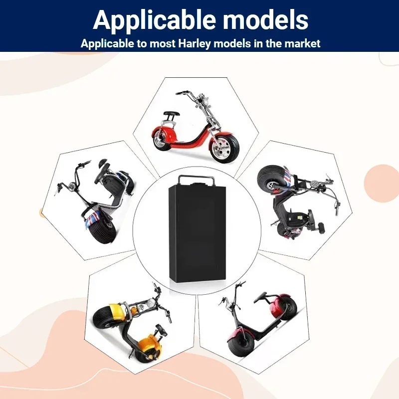 For Harley Battery 60V 20Ah/30 - 60V 50Ah Electric Scooter Battery review and price