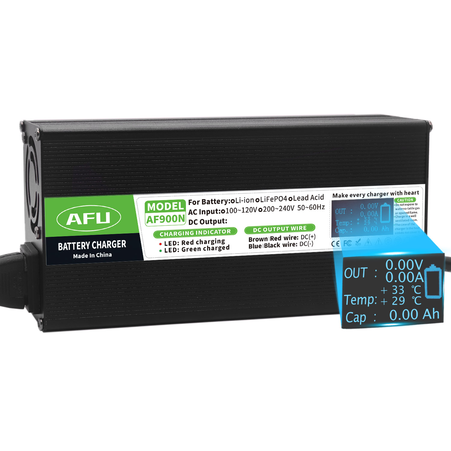 58.4V 15A LiFePO4 Battery Char - 84V 20A Smart Charger review and price